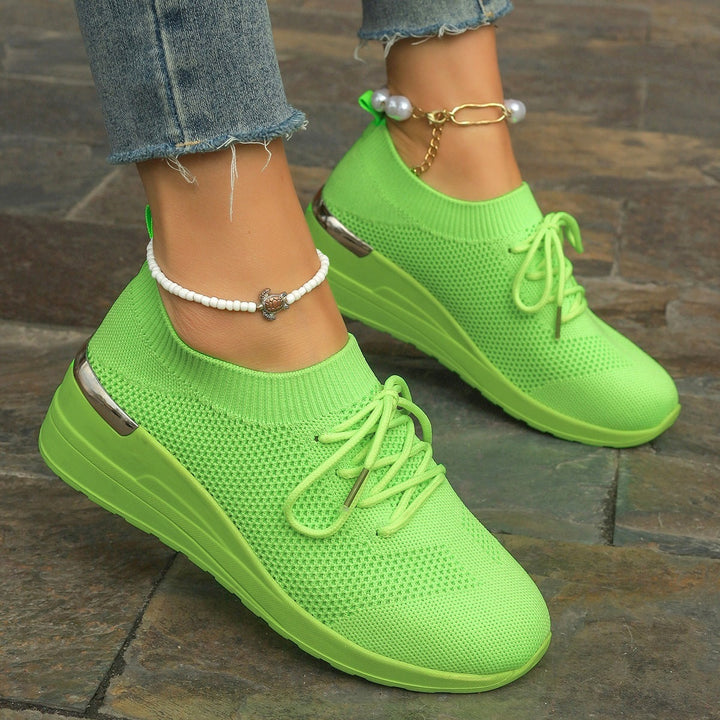 Damen Sportliche Sneaker mit innovativem Strickdesign Drune