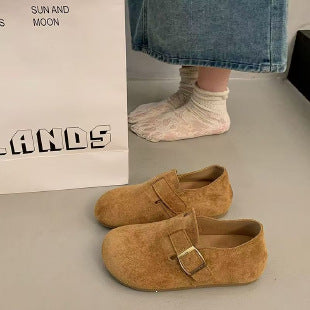 Damen Bequeme Clogs mit modischer Schnalle Drune