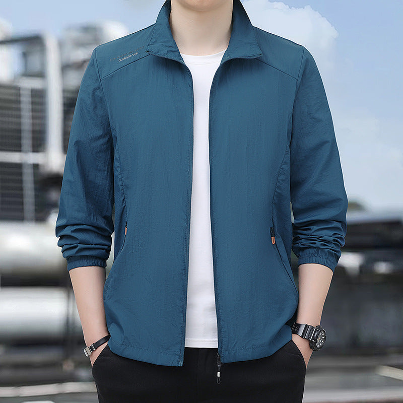 Herren Leichte Funktionsjacke mit Reißverschluss Drune