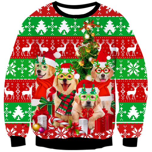 Damen Lustiger Weihnachtlicher Sweatshirt Drune