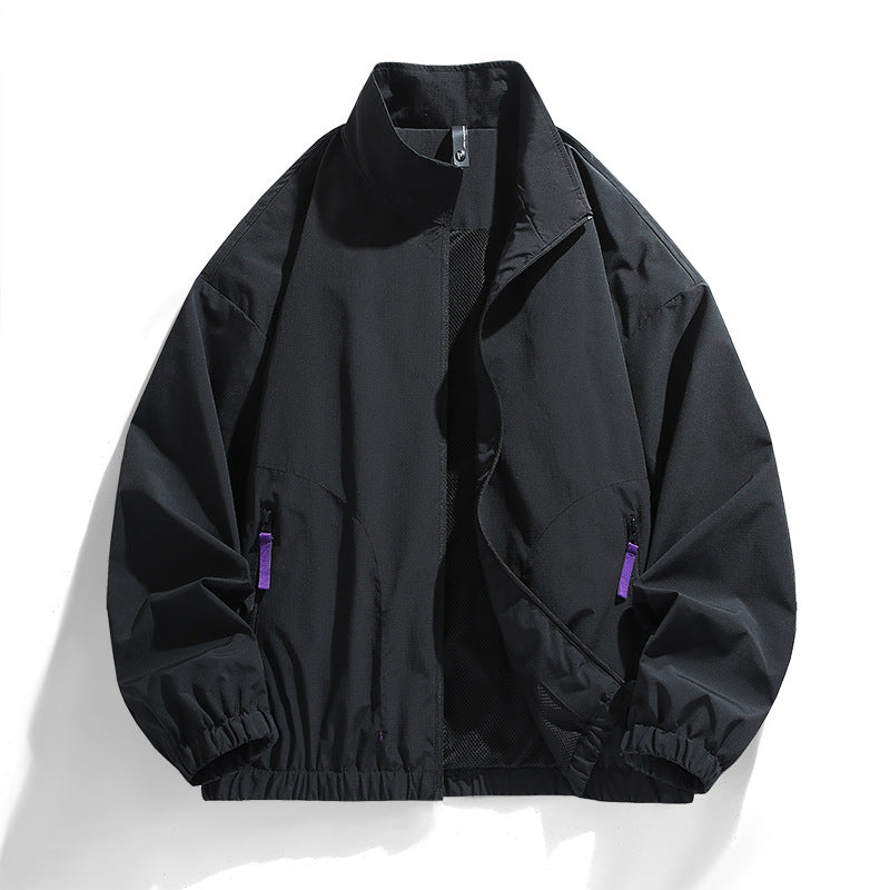 Damen Leichte Outdoorjacke mit hohem Kragen Drune