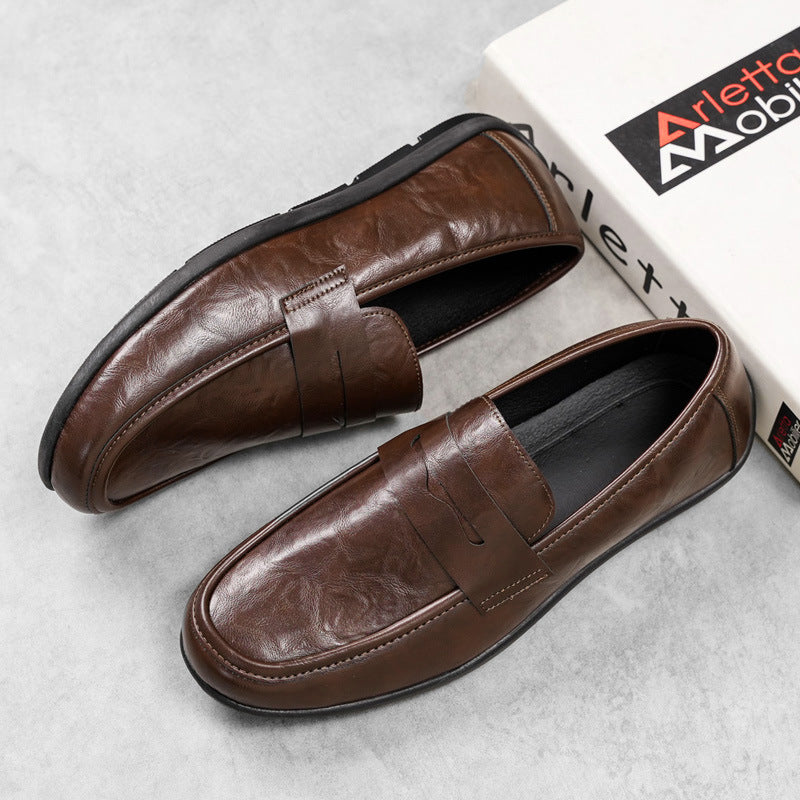 Herren Elegante Mokassins mit feinen Detailnähte Drune