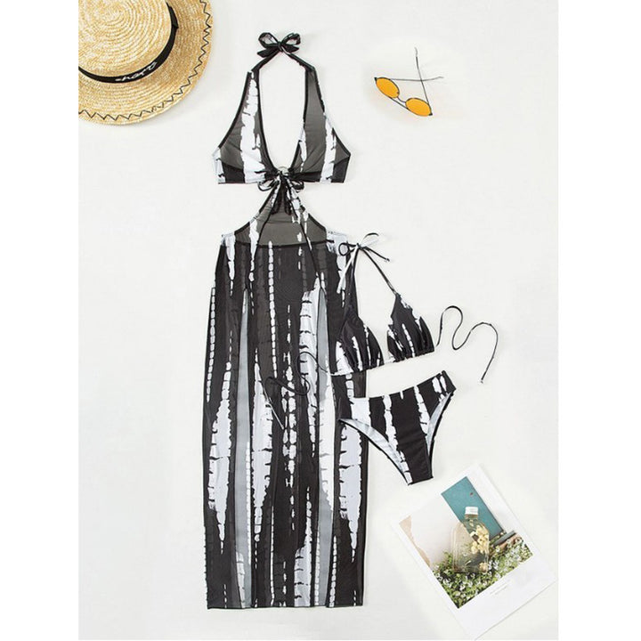 Damen Set mit Maxikleid und Bikini Drune