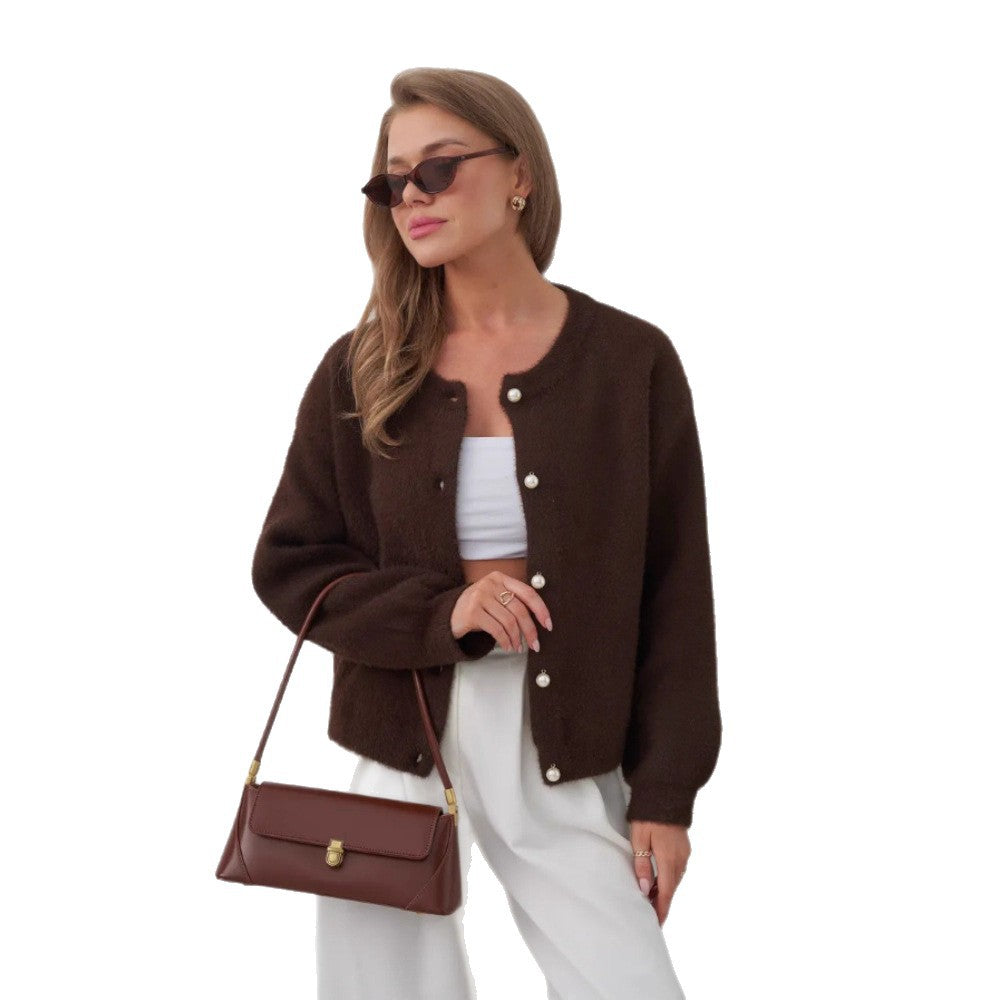 Damen Modische Strickjacke Drune