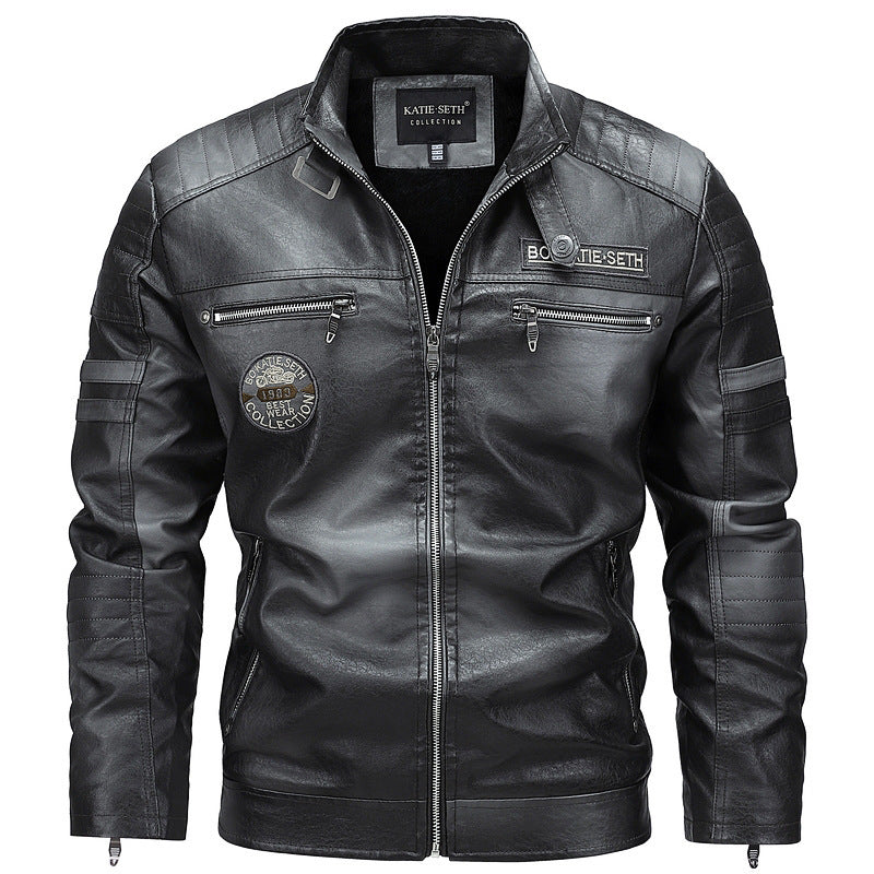 Herren Modische Bikerjacke Drune