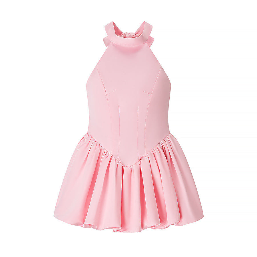 Damen Ballettkleid mit offenem Rücken und schwingendem Rock Drune