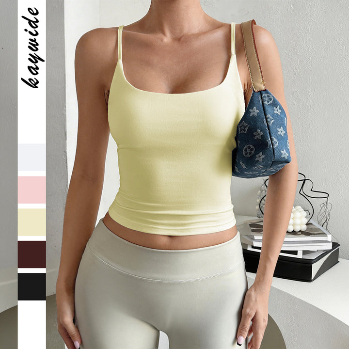 Damen Trägershirt mit körperbetontem Schnitt und feinem Material Drune