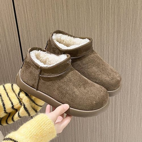 Damen Gefütterte Kurzstiefeletten mit Teddyfutter und rutschfester Profilsohle Drune