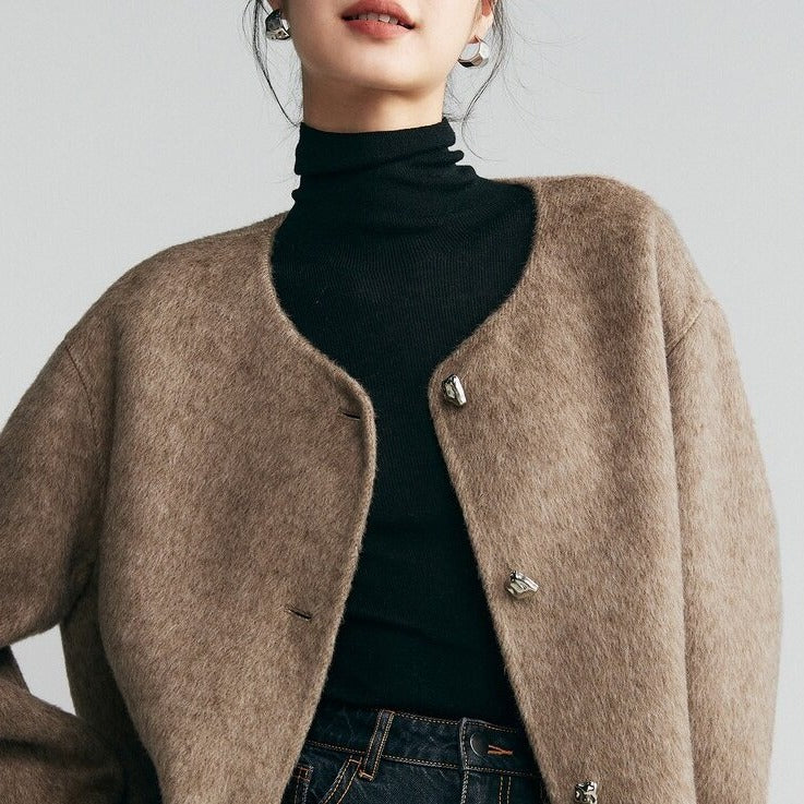 Damen Elegante und bequeme Strickjacke Drune