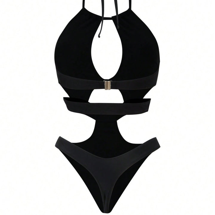 Damen Triangel-Bikini mit modischem Silhouette Drune