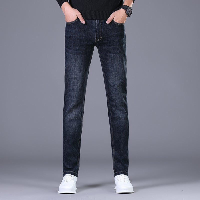 Damen Elastische Slim‑Straight-Jeans mit hohem Komfortbund Drune