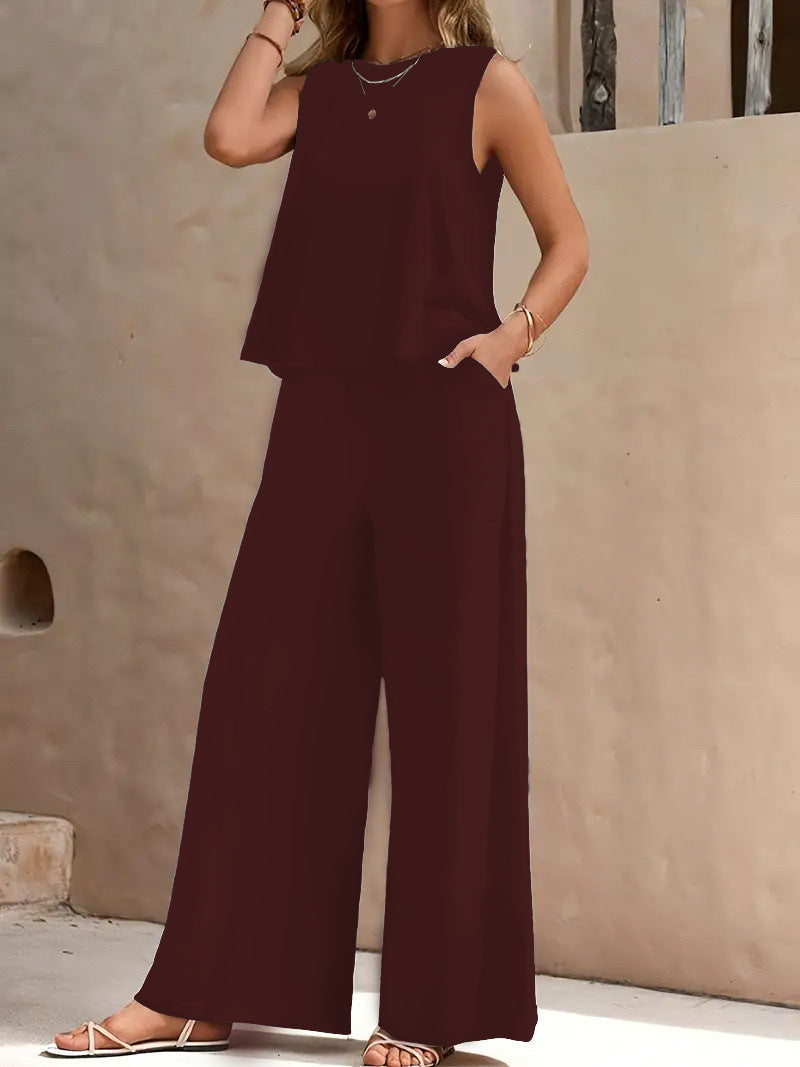 Damen Komfortables und elegantes Loungeset mit weitem Schnitt Drune