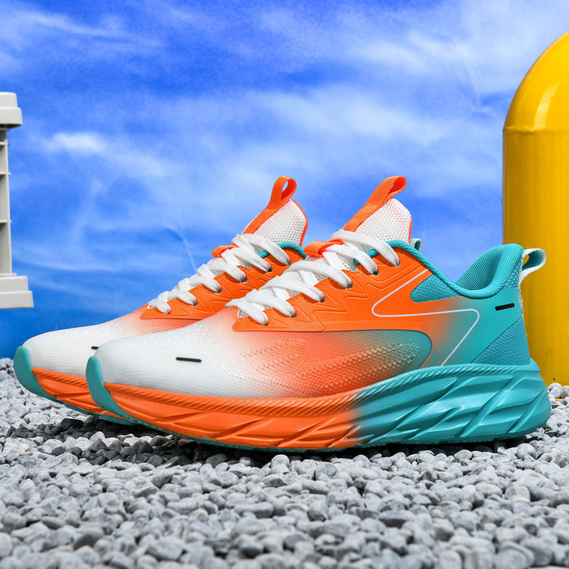 Unisex gedämpfte Straßenlauf-Sneaker mit reaktiver Hohlkern-Zwischensohle und atmungsaktivem Mesh-Upper Drune