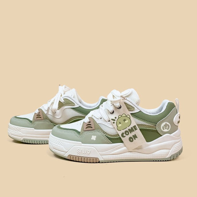 Damen sportliche Sneaker mit trendigem Design und atmungsaktivem Obermaterial Drune