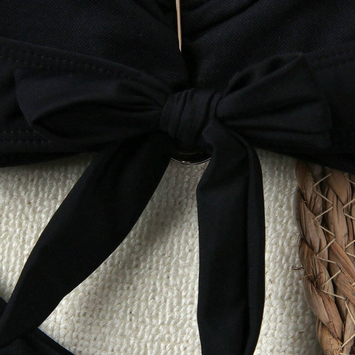 Damen Bikini mit modischem Knotendesign und elegantem Goldakzent Drune