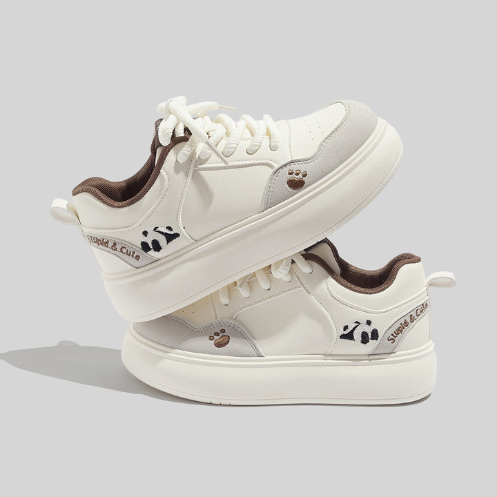 Damen Sneaker mit verspielten Tiermotiven und bequemer Dämpfung Drune