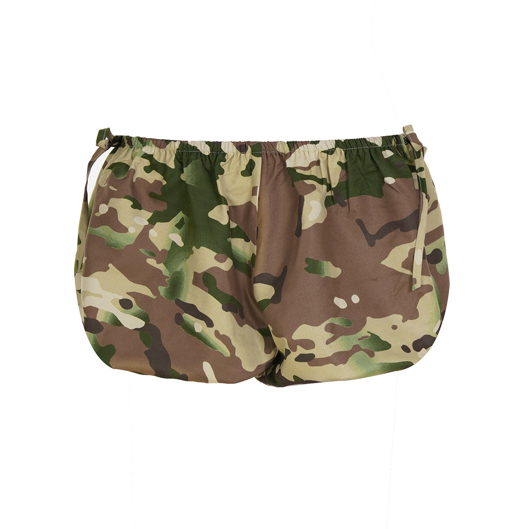 Damen Schlafshorts mit elastischem Bund und dekorativem Kordelzug Drune