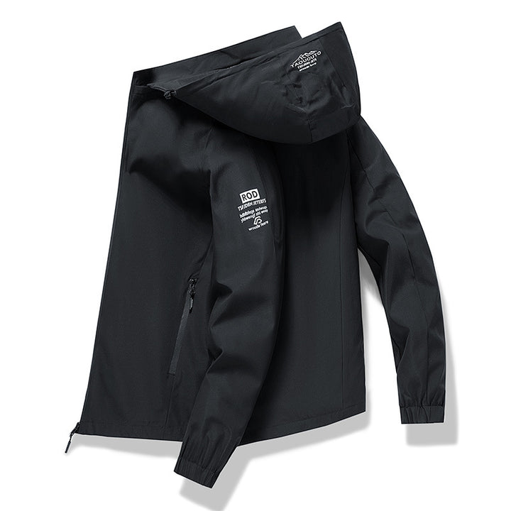 Herren Technische Outdoorjacke mit hohem Kragen Drune