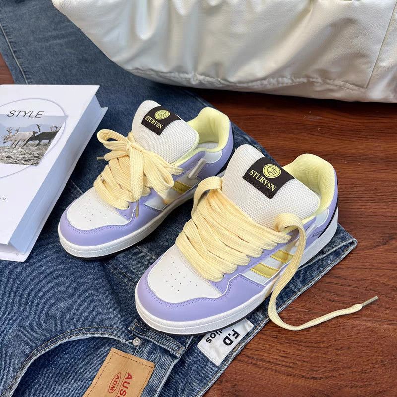 Damen Sneakers im modischen Retro-Stil mit weicher Polsterung Drune