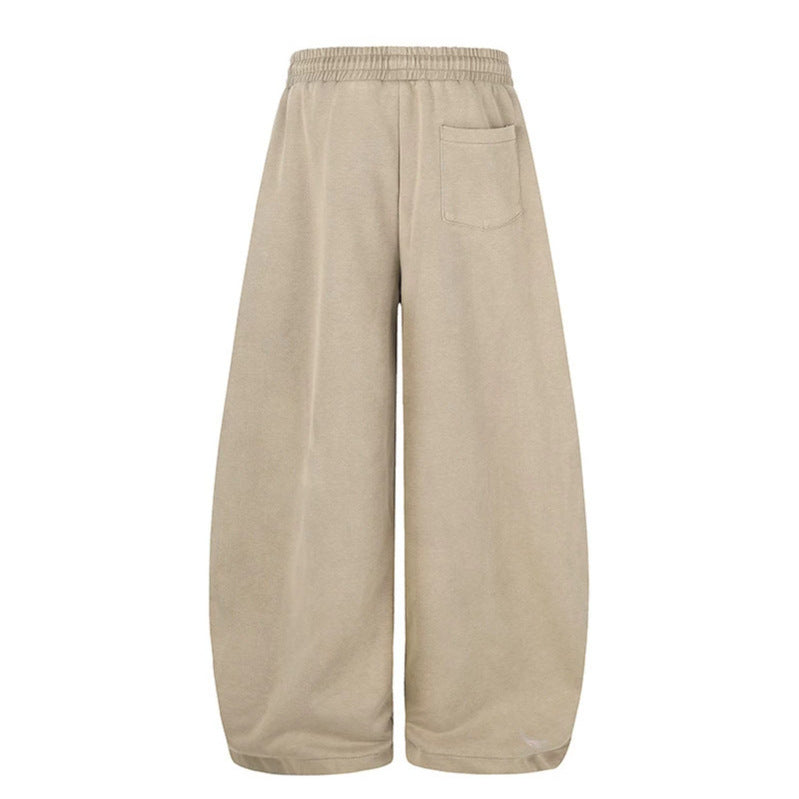 Damen Locker geschnittene Jogginghose mit Camouflage‑Patches und Kordelzug Drune