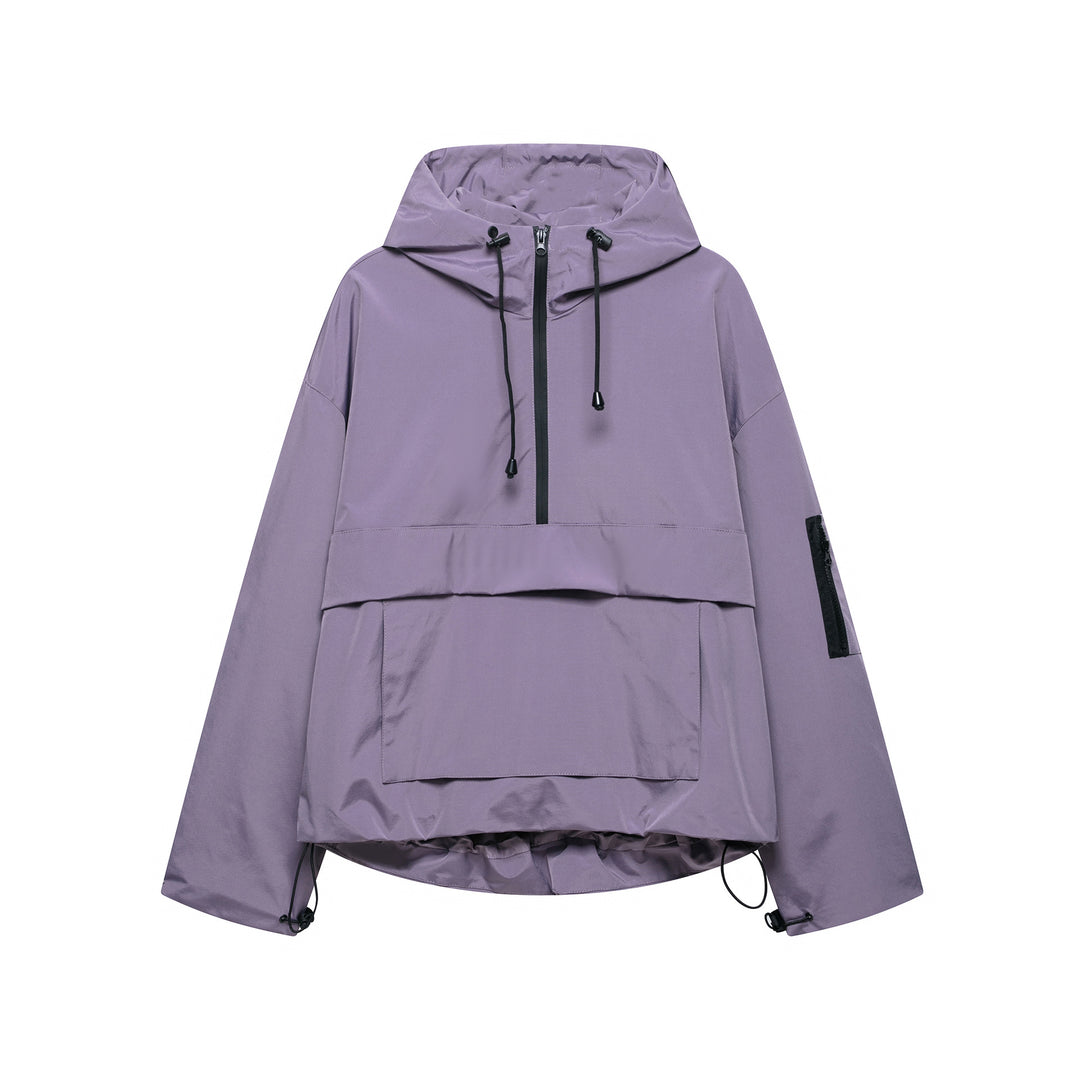 Damen Funktionsjacke mit praktischen Taschen und verstellbarem Bund Drune