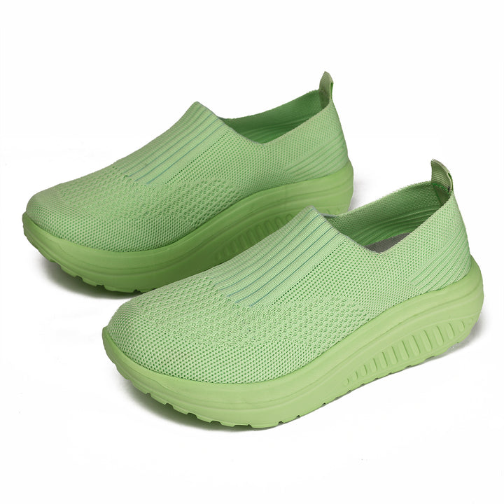 Damen nan Slip-On-Strickschuh mit elastischem Einstieg und viskoelastischer Komfortsohle Drune