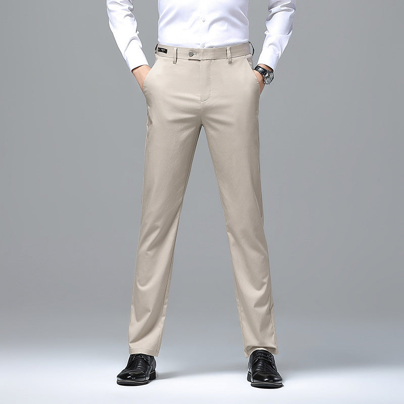 Herren Elegante Business-Chino mit Stretchkomfort und schlankem Bügelsaum Drune