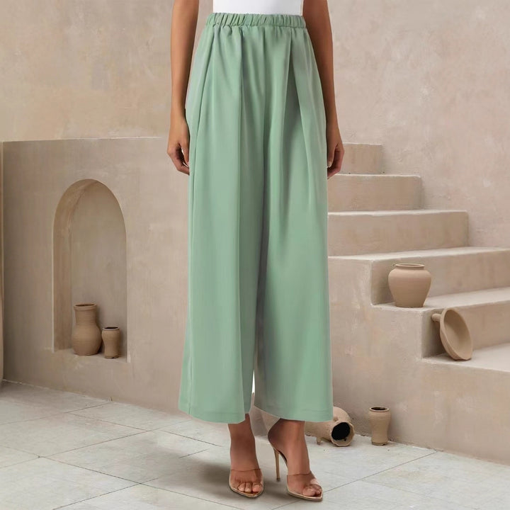 Damen Fließender Maxi-Kaftan-Mantel mit offenem Vorderteil und minimalistischem Stehkragen Drune