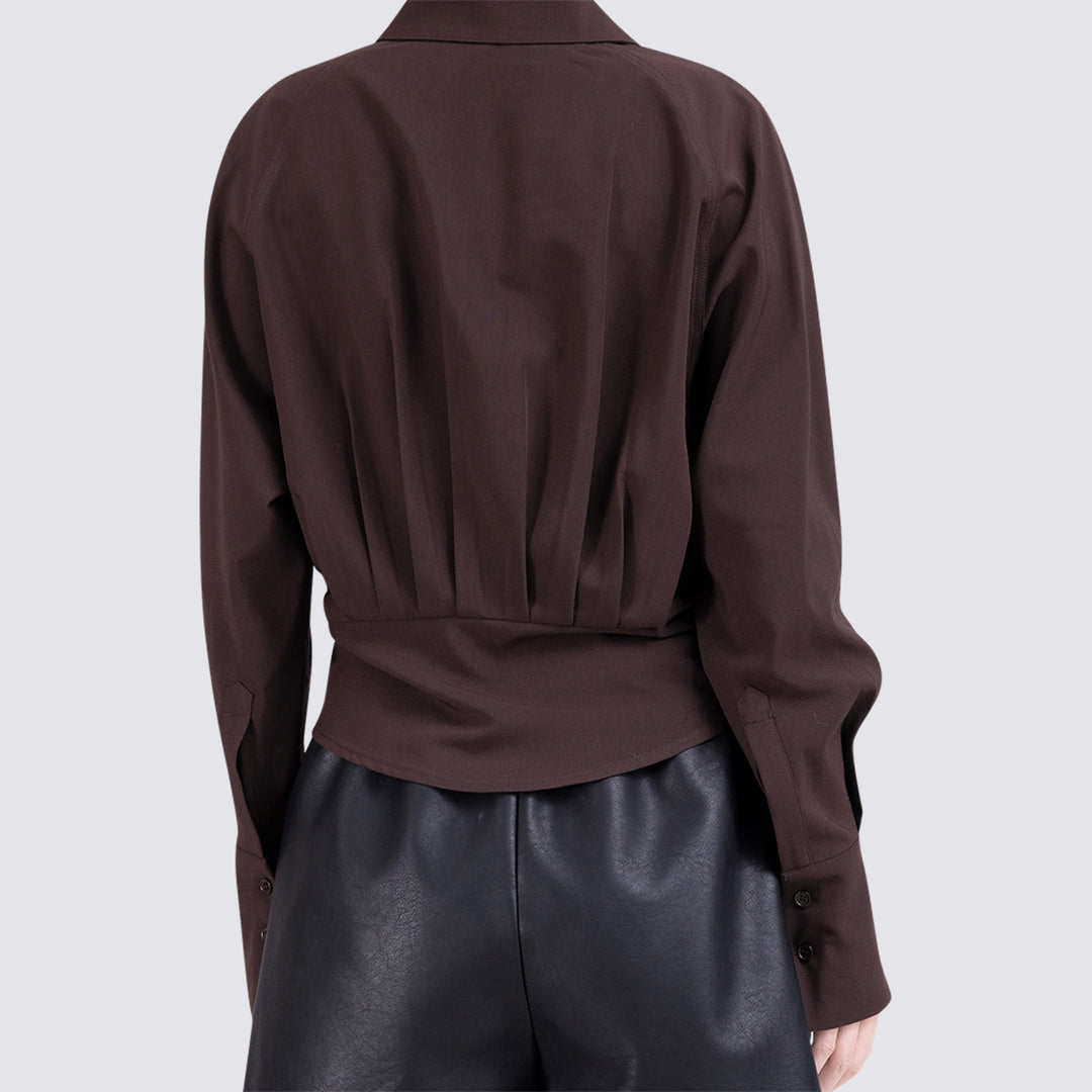 Damen Elegante Bluse mit innovativem Schnitt Drune