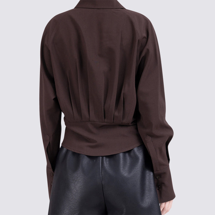 Damen Elegante Bluse mit innovativem Schnitt Drune