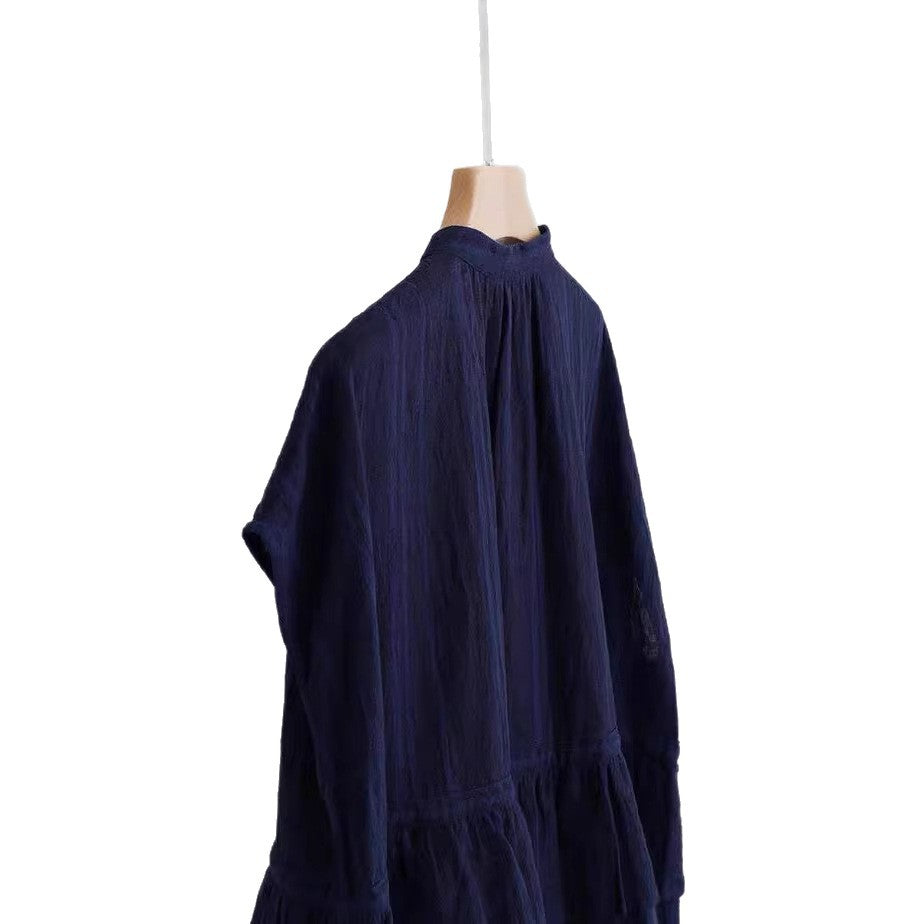 Damen Modische Bluse mit Rüschendetails Drune