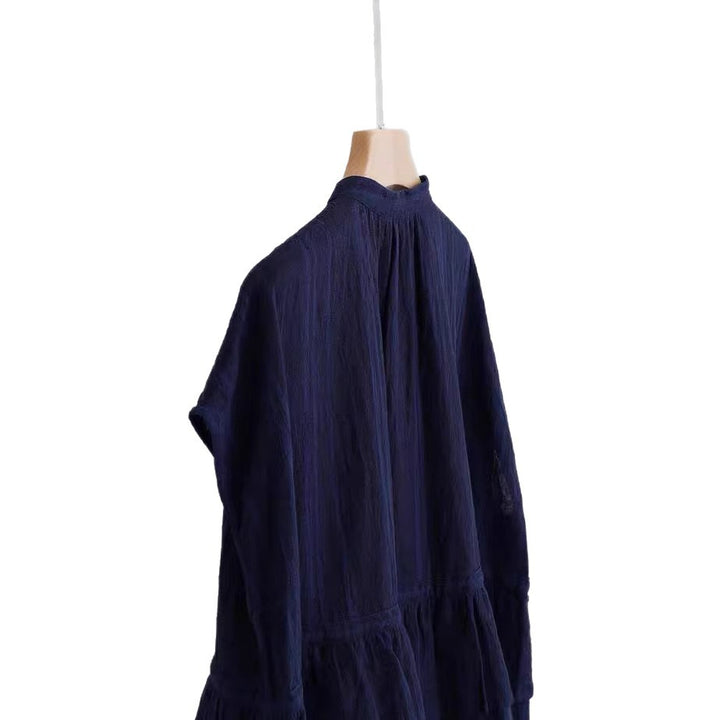 Damen Modische Bluse mit Rüschendetails Drune