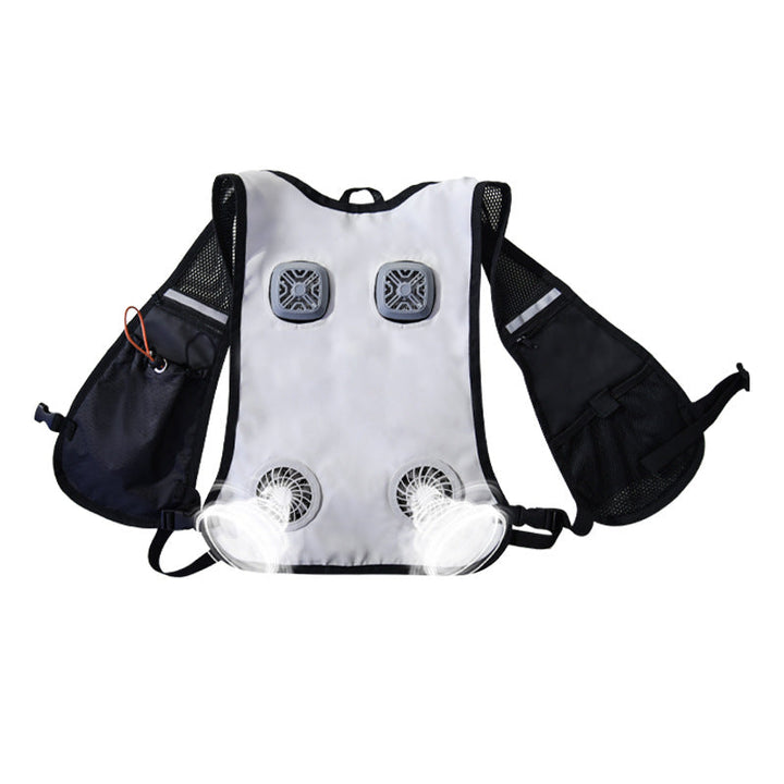 Unisex nan ultraleichte Ventilationsweste mit Mehrfachlüftersystem, NetzgewDrunee‑Trägern und Akkufach Drune