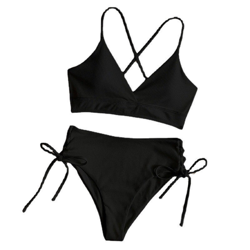 Damen Triangel-Bikini mit raffinierten Kordeldetails Drune