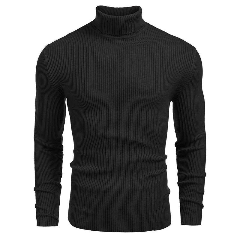 Herren Rollkragenpullover mit strukturiertem Rippenmuster Drune