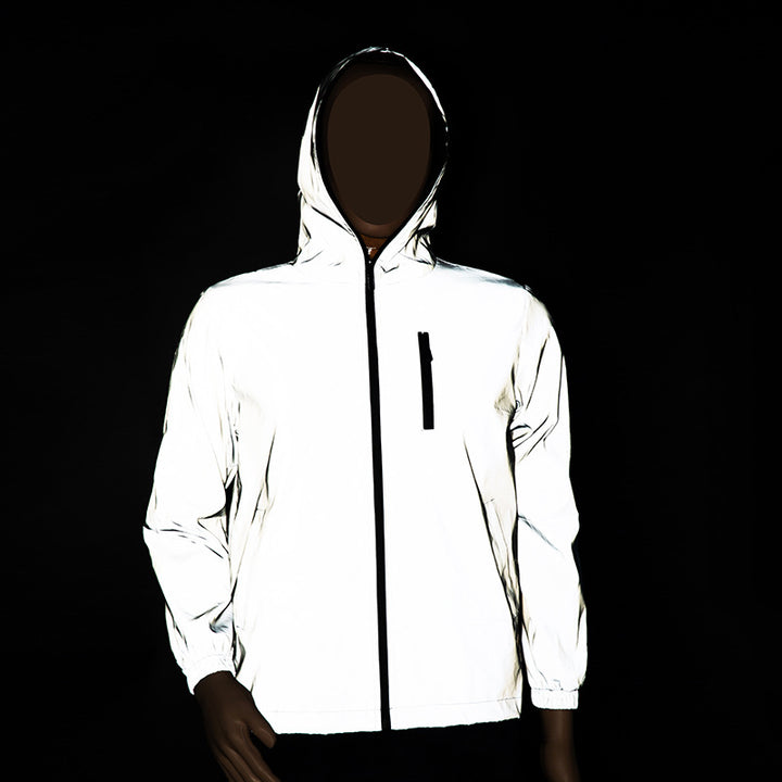 Herren Reflektierende Übergangsjacke mit praktischer Kapuze Drune