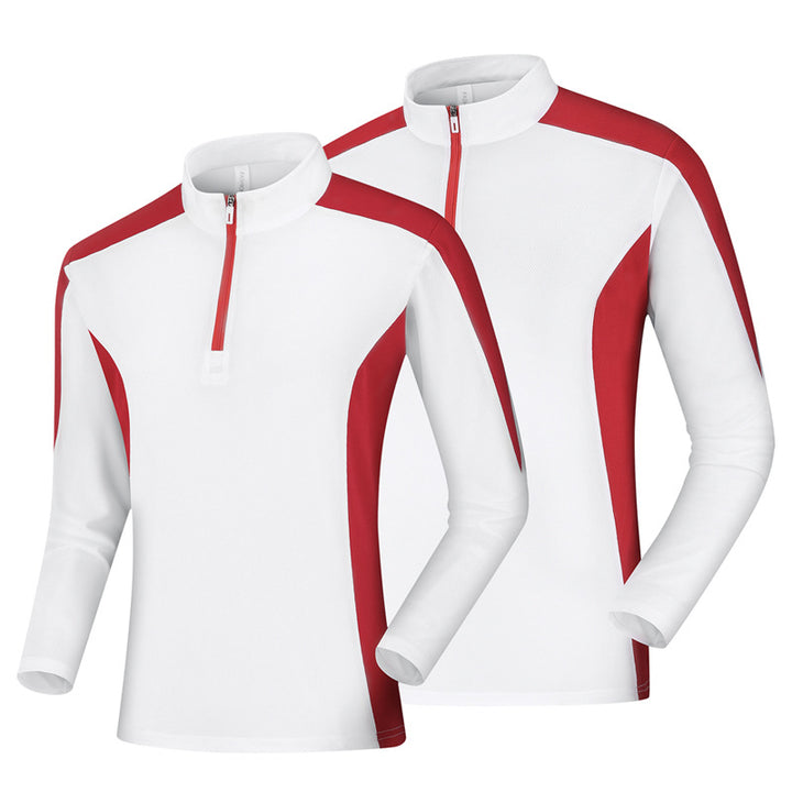 Damen Sport-Longsleeve mit Halbzip und atmungsaktiven Einsätzen Drune