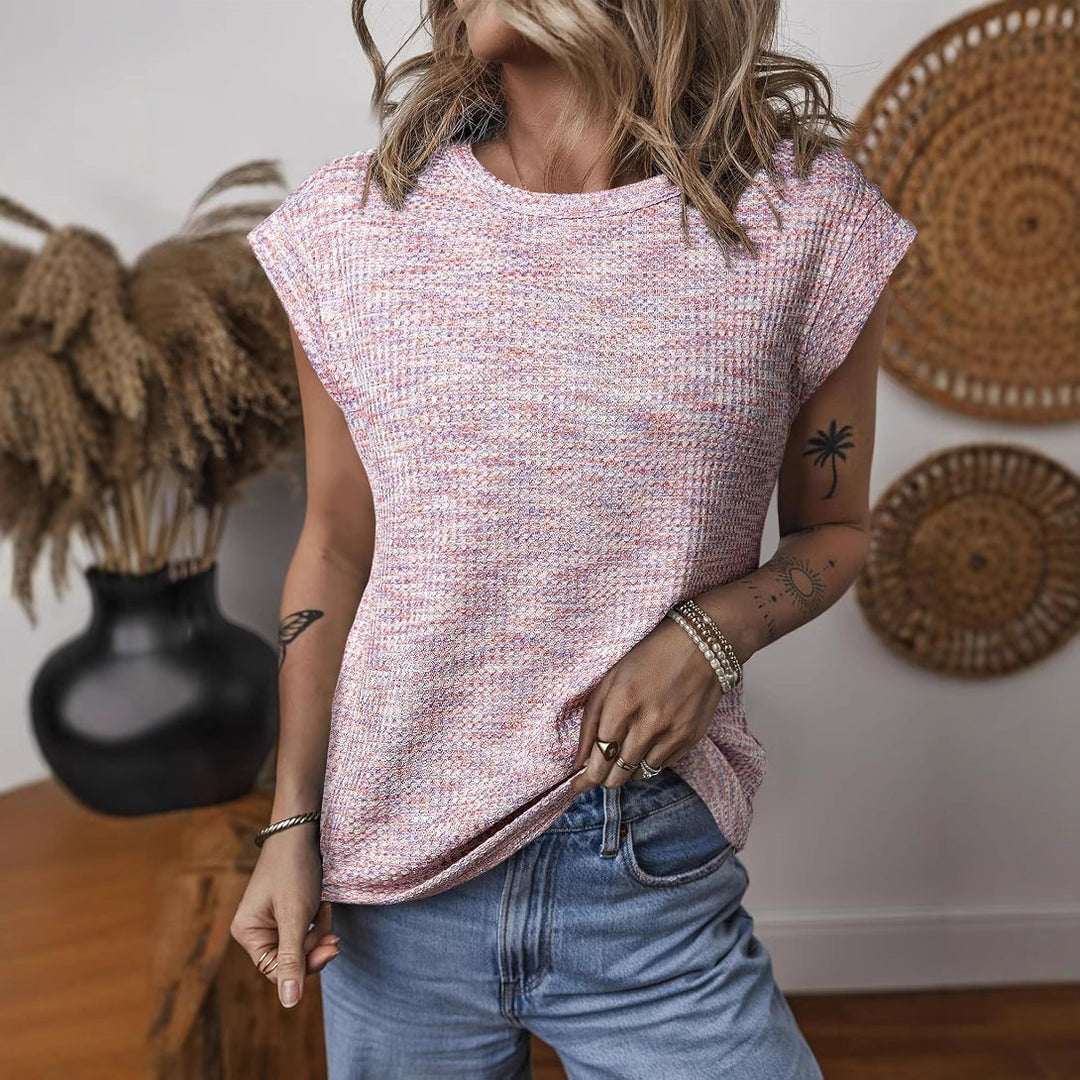 Damen Komfortables Kurzarmshirt mit lässigem Schnitt und atmungsaktivem Gewebe Drune