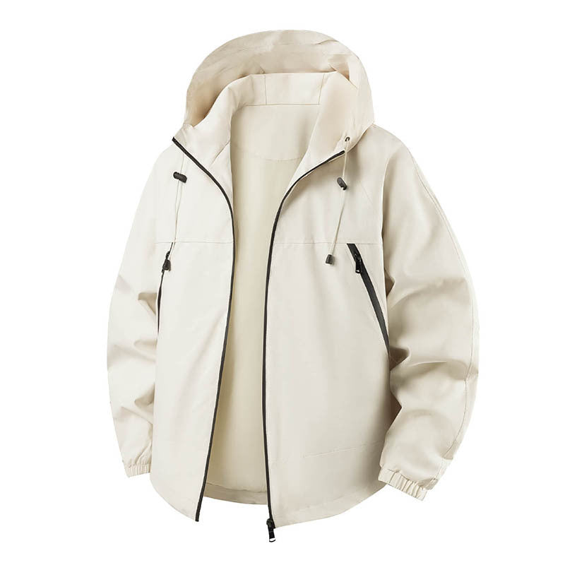 Herren Leichte Outdoorjacke mit verstellbarer Kapuze Drune