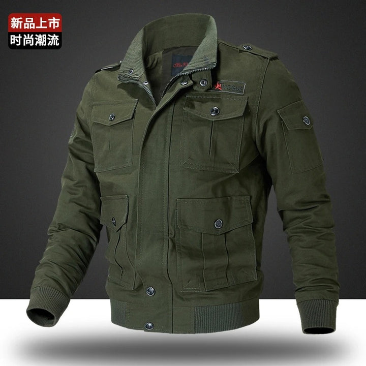 Herren Militärjacke mit zahlreichen Taschen Drune