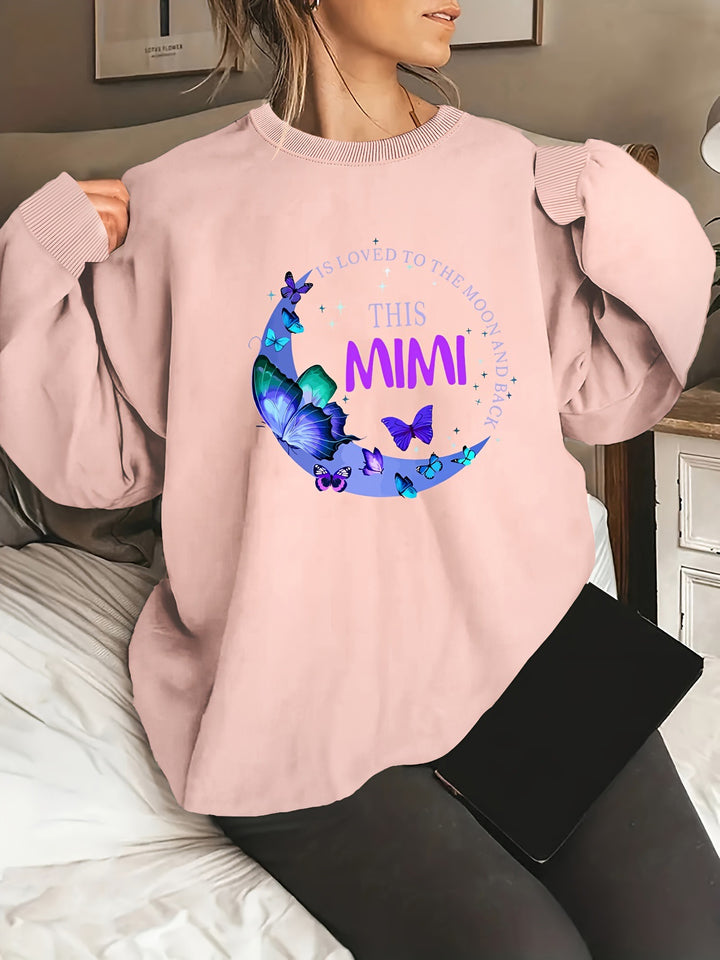 Damen Grafischer Sweatshirt Drune