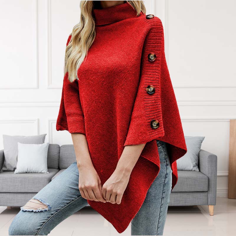 Drune | Pullover Aus Einfarbiger Strickware mit Komfort
