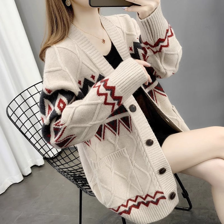 Damen Strickjacke Drune