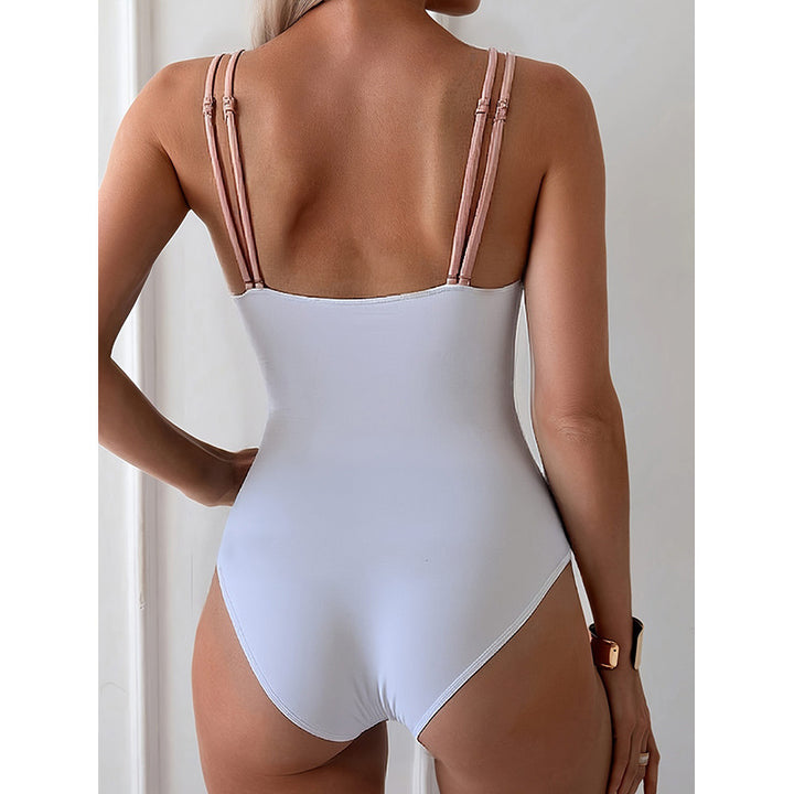 Damen Eleganter Badeanzug mit einzigartigem Design und dekorativen Muscheldetails Drune