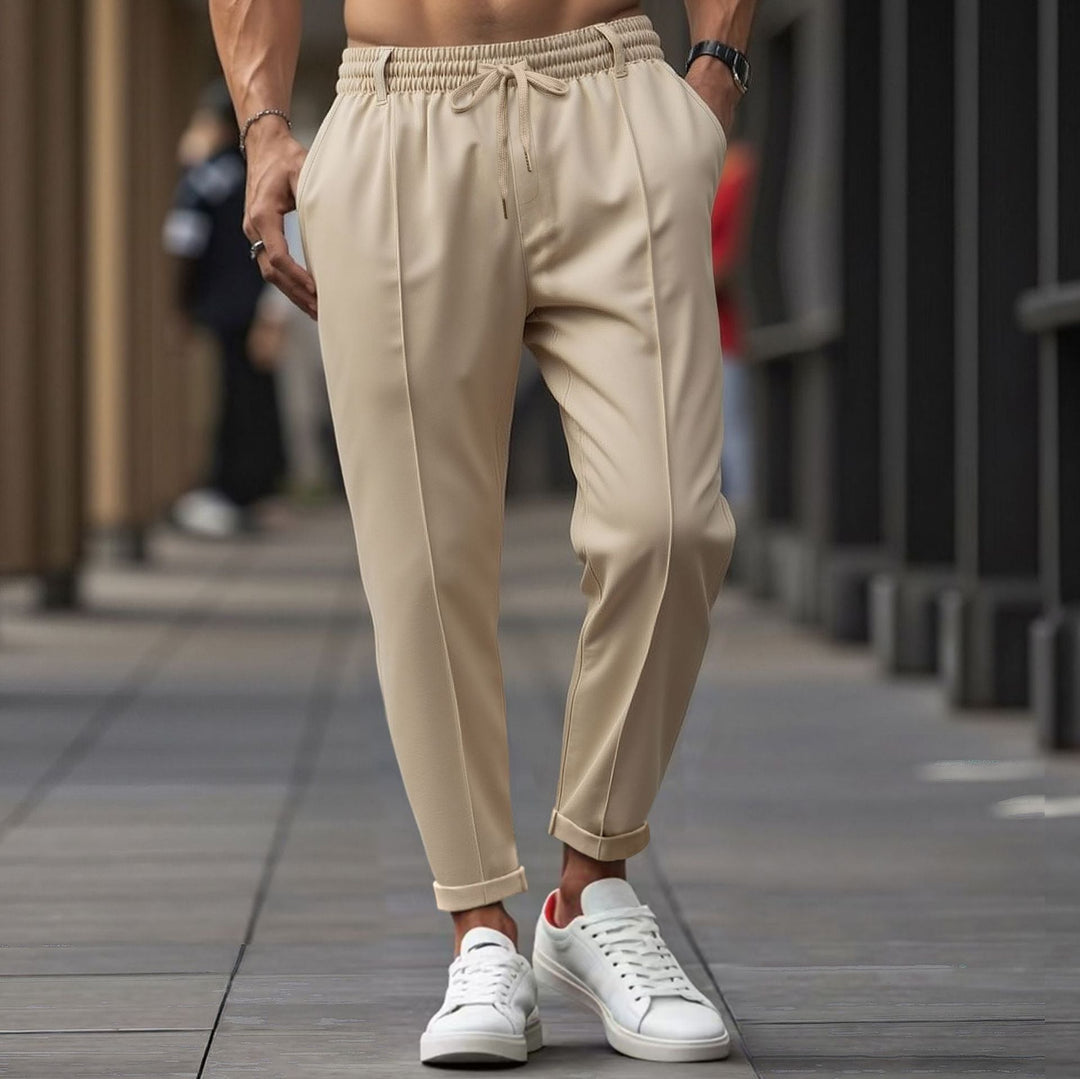 Herren lässige Jogginghose mit elastischem Bund und praktischen Seitentaschen Drune