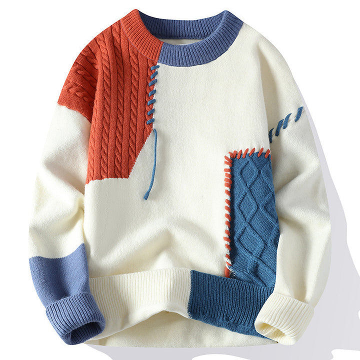 Herren Modischer Pullover mit Struktur Drune