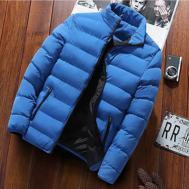 Herren nan gesteppte Thermojacke mit hohem Stehkragen und wasserabweisender Außenhülle Drune