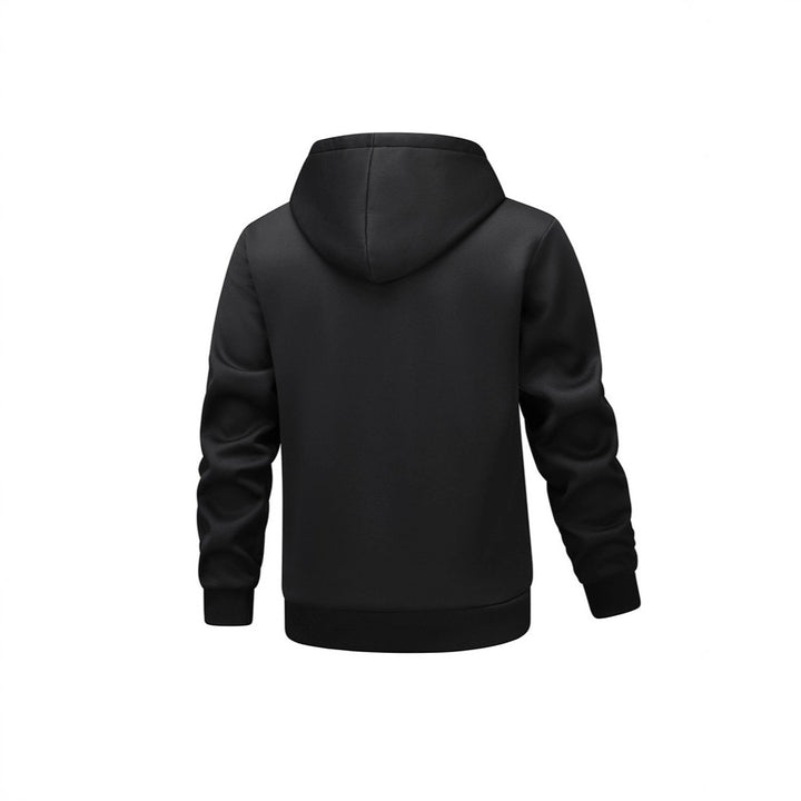 Herren Fleece-Kapuzenpullover mit Sherpa-Innenfutter und Kängurutasche Drune