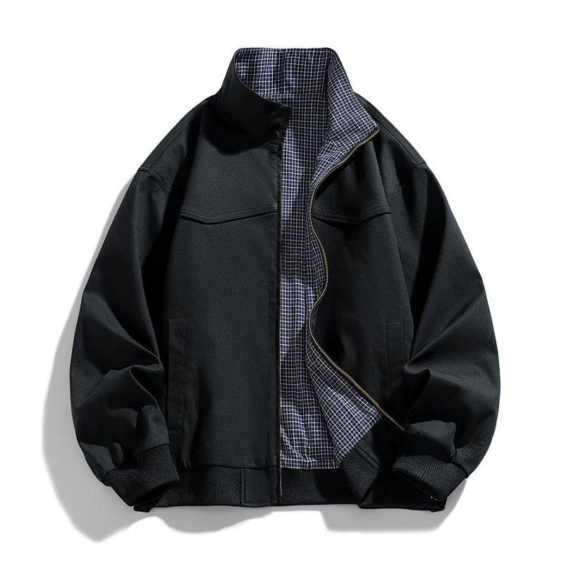 Herren Leichte Übergangsjacke mit Stehkragen Drune