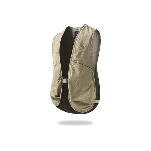 Unisex Leichte Utility-Weste mit Mesh-Rücken und Mehrfachfronttaschen Drune